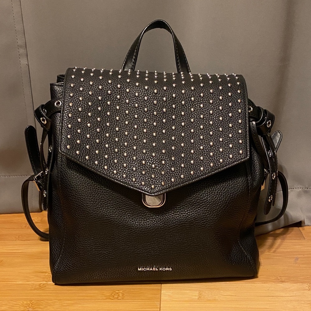 Michael Kors Backpack with Silver Studs